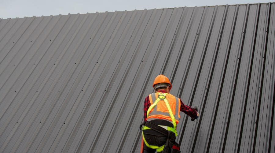 Professional metal roof installation services in Lickingville, PA